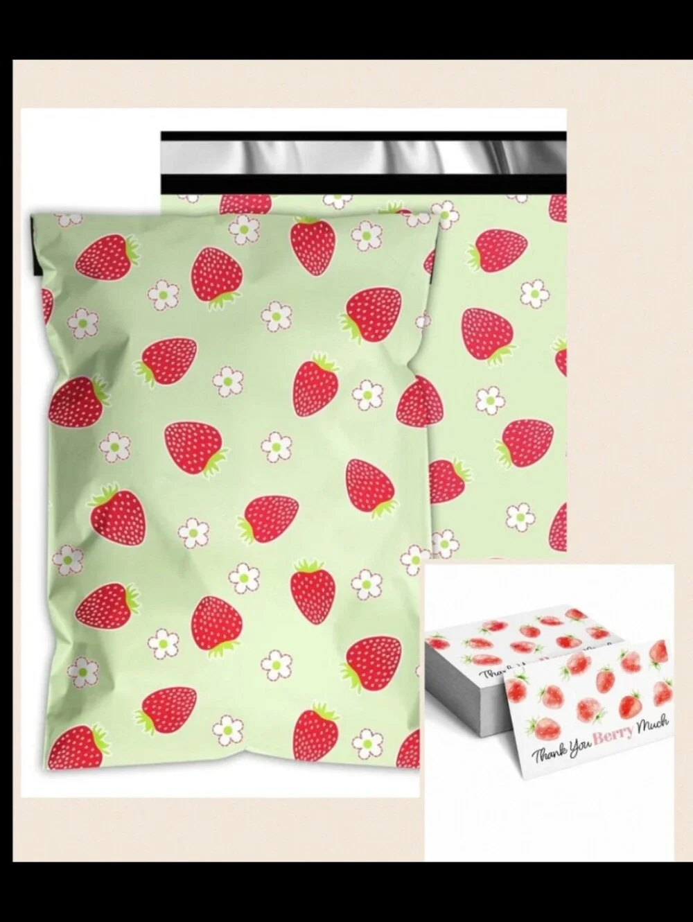 (25) 6x9 POLYS + (25)4x6 CARDS🍓 BUNDLE